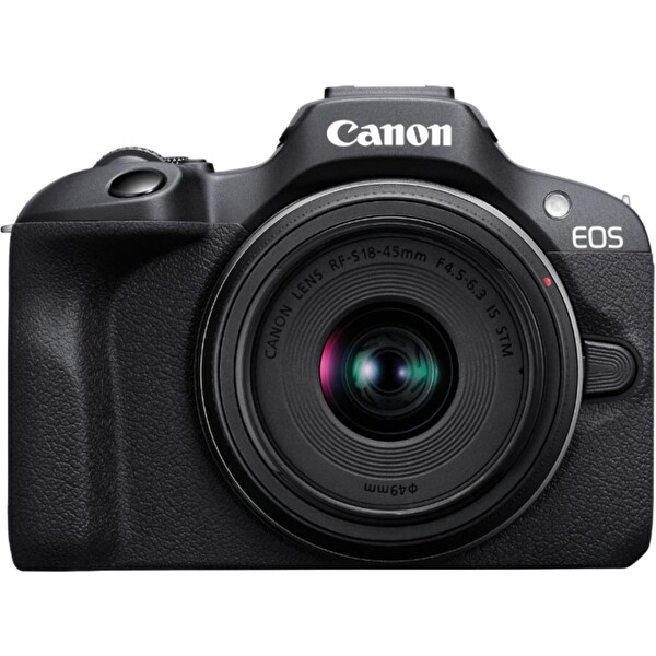 Canon EOS R100 18-45mm - Çanta - 64 GB Travel Kit