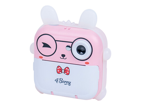 4Berry C5 Sevimli Tasarım HD Fotoğraf Çekimi Eğitici ve Eğlenceli Pembe Çocuk Kamerası
