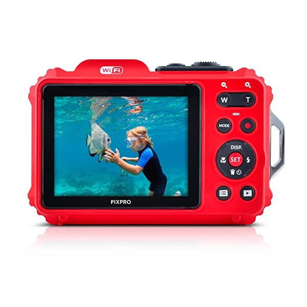 Kodak Pixpro WPZ2/4x Yakınlaştırma Su Altı Fotoğraf Makinesi Kırmızı