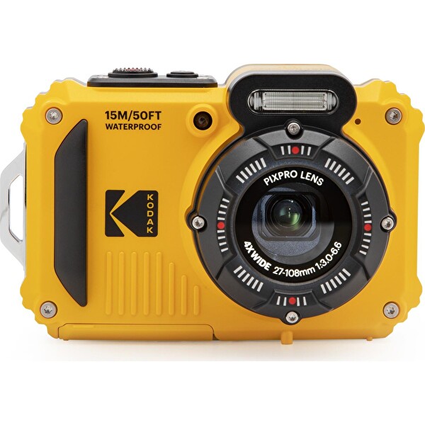 Kodak Pixpro WPZ2/4x Yakınlaştırma Su Altı Fotoğraf Makinesi Sarı