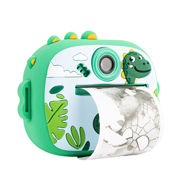 4Berry M5 Dinazor Yeşil Taşınabilir Fotoğraf Yazıcı ve Kamera