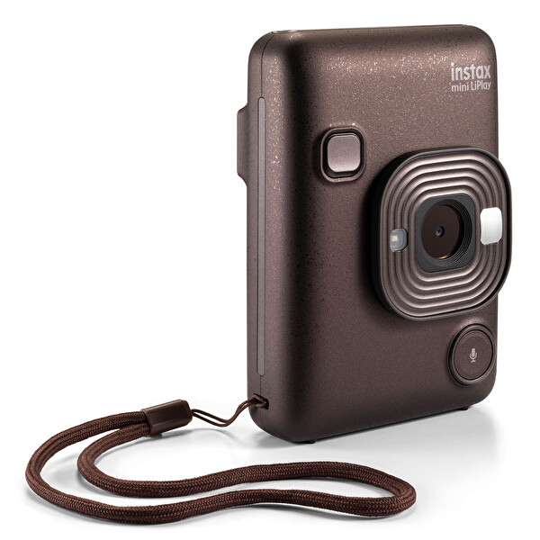 Fujifilm Instax Mini LiPlay Deep Bronz Fotoğraf Makinesi 20'li Film ve Çanta Hediye Seti