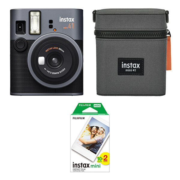 Fujifilm Instax Mini 41 Siyah Analog Şipşak Fotoğraf Makinesi 20