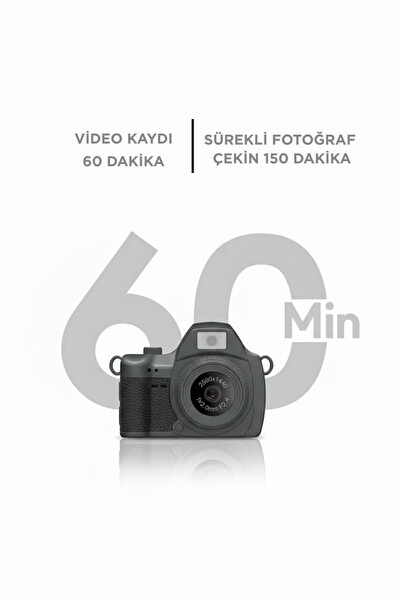 Torima CMR42 Siyah 128 GB Destekli 2K Video Mini Kamera Dijital Fotoğraf Makinesi