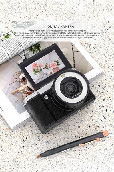 Torima CMR45 Wifi 5K Dijital Fotoğraf Video Kamera Siyah