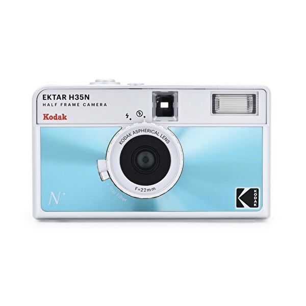 Kodak Ektar H35N 35mm Filmli Fotoğraf Makinesi-Sırlı Mavi
