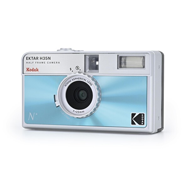 Kodak Ektar H35N 35mm Filmli Fotoğraf Makinesi-Sırlı Mavi