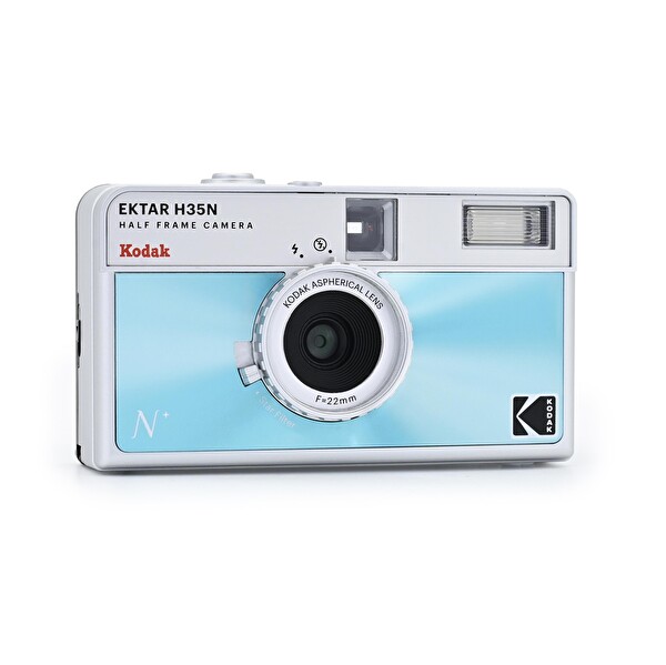 Kodak Ektar H35N 35mm Filmli Fotoğraf Makinesi-Sırlı Mavi