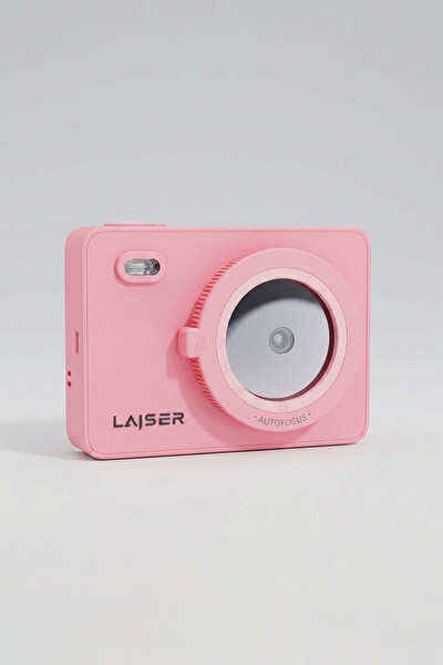 Laiser Z5S Instant Kamera ve Fotoğraf Yazıcısı - Şipşak Fotoğraf Makinesi Pembe
