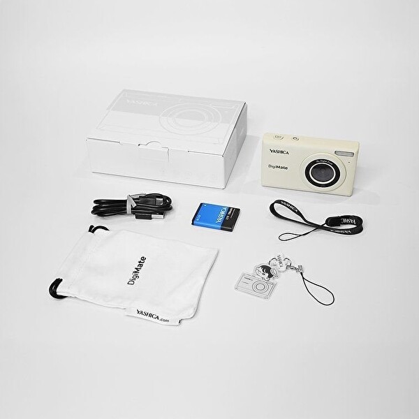 Yashica Digimate Beyaz Kompakt Dijital Fotoğraf Makinesi