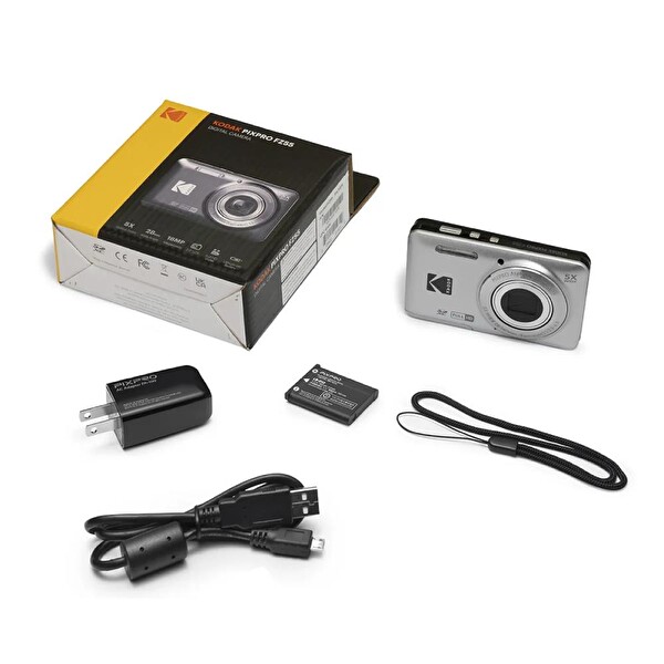 Kodak Pixpro FZ55 Gümüş Dijital Fotoğraf Makinesi