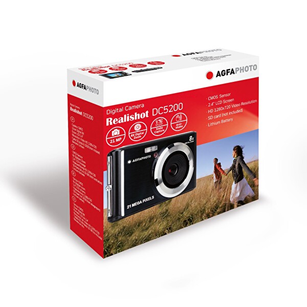 Agfaphoto Realishot DC5200 Fotoğraf Makinesi DC5200BK