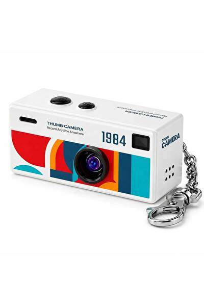Piyatech G6 Thumb Camera 1080P HD Video Kayıtlı Retro Tasarım Taşınabilir Mini Dijital Kamera