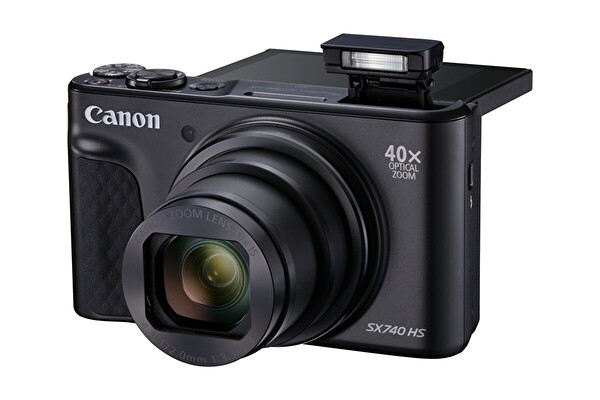 Canon Powershot SX740 HS Dijital Fotoğraf Makinesi Siyah (On İthalat Garantili)