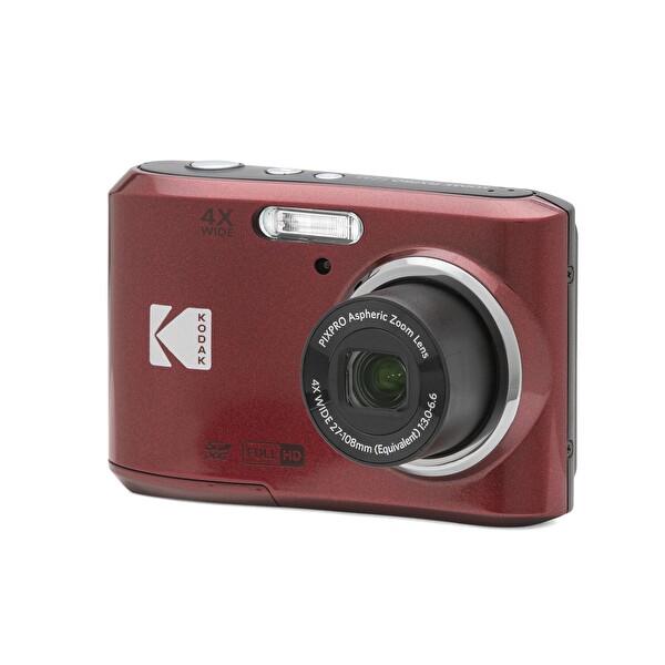 Kodak Friendly Zoom FZ45 4X Yakınlaştırma Dijital Kırmızı Fotoğraf Makinesi
