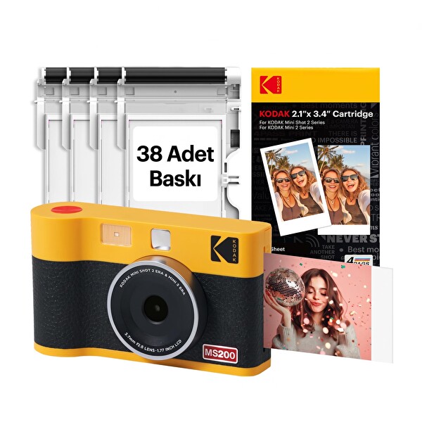 Kodak Mini Shot 2 ERA Filmli Fotoğraf Makinesi - 30'lu Baskı Seti