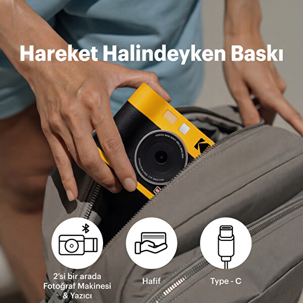 Kodak Mini Shot 3 Era Filmli Fotoğraf Makinesi - 30'lu Baskı Seti