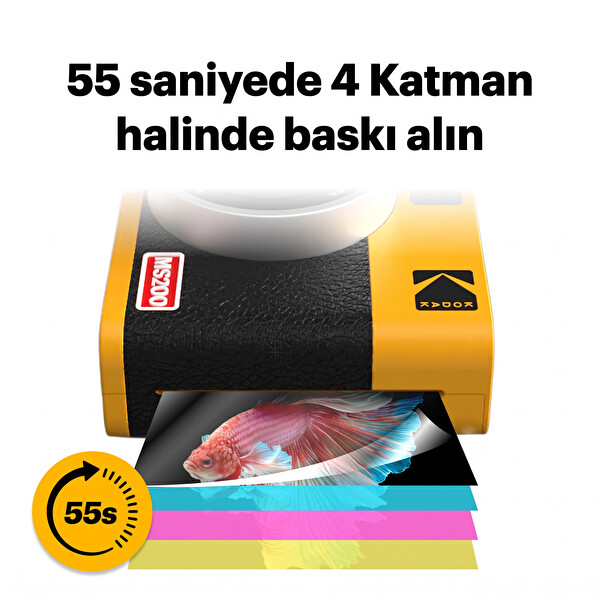 Kodak Mini Shot 2 ERA Filmli Fotoğraf Makinesi - 30'lu Baskı Seti - Fotoğraf Albümü - Yeşil