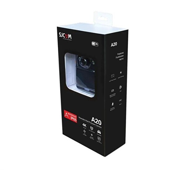 Sjcam A20 4K IP65 Sertifikalı Vlog / Güvenlik ve Aksiyon Kamerası