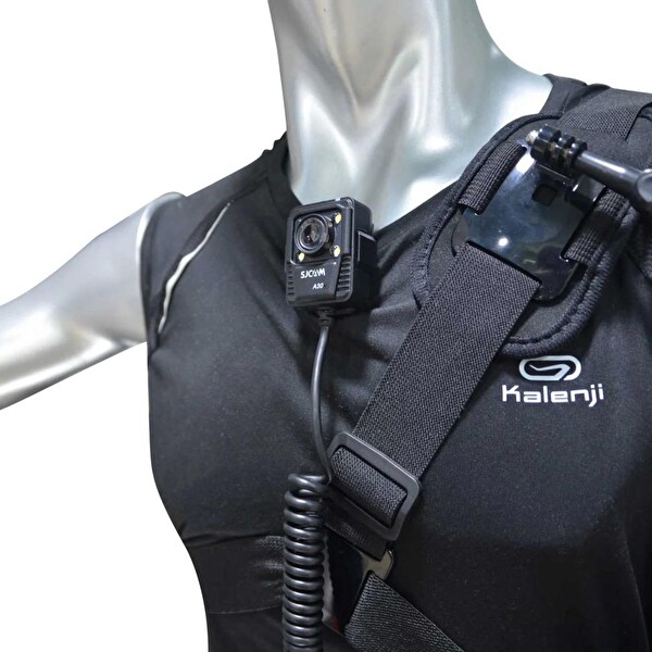 Sjcam A30 Ekranlı Full HD Su Geçirmez Giyilebilir Güvenlik Kamerası