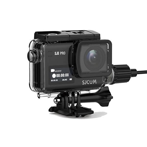 Sjcam SJ8 Uyumlu Motosiklet Şarjı Ve Su Geçirmez Housing Kılıf