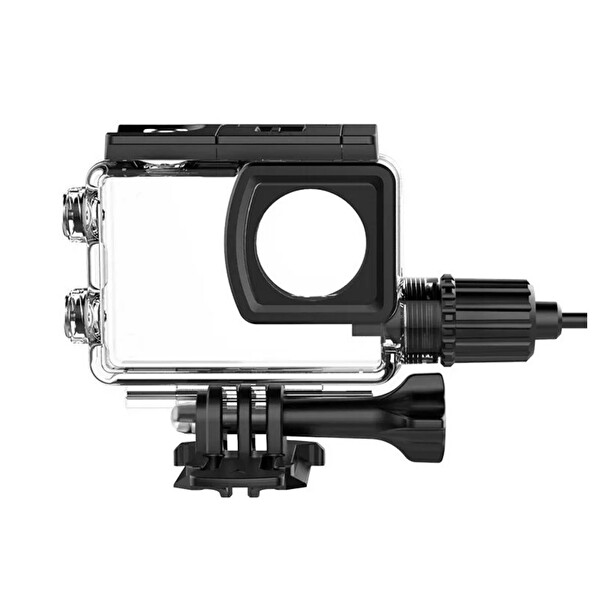 Sjcam SJ6 Uyumlu Motosiklet Şarjı Ve Su Geçirmez Housing Kılıf