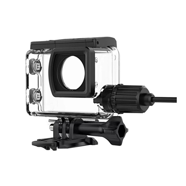 Sjcam SJ6 Uyumlu Motosiklet Şarjı Ve Su Geçirmez Housing Kılıf