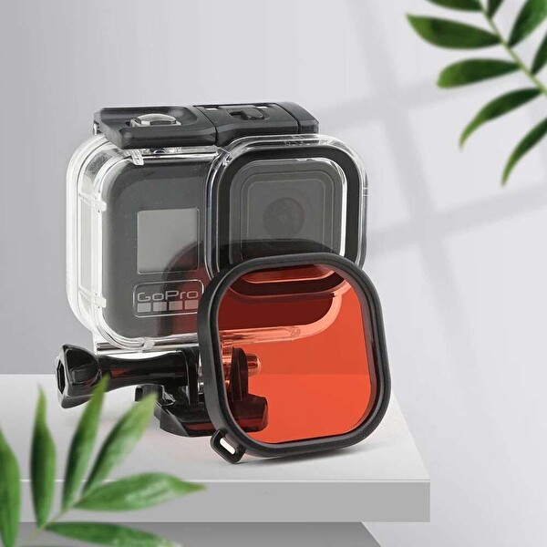 KingMa GoPro Hero 8 Uyumlu Pembe Su Altı Dalış Filtresi