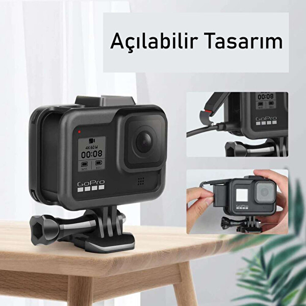 KingMa GoPro Hero 8 Uyumlu Çerçeve Frame
