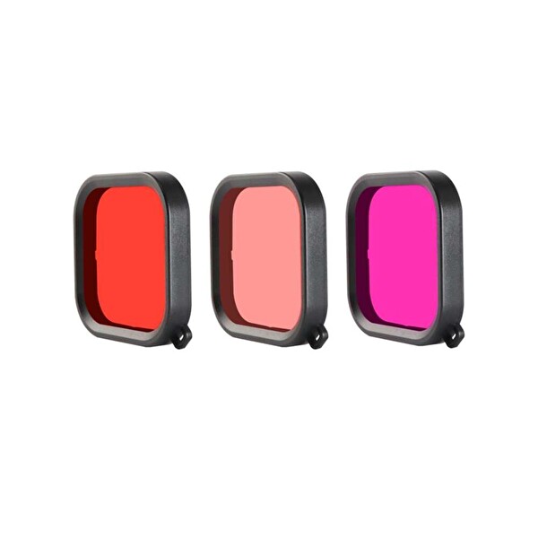 KingMa GoPro Hero 8 Uyumlu Mor Su Altı Dalış Filtresi