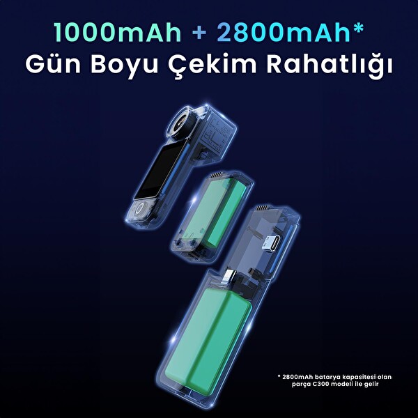 Sjcam C300 4K Wi-Fi Siyah Aksiyon Kamera