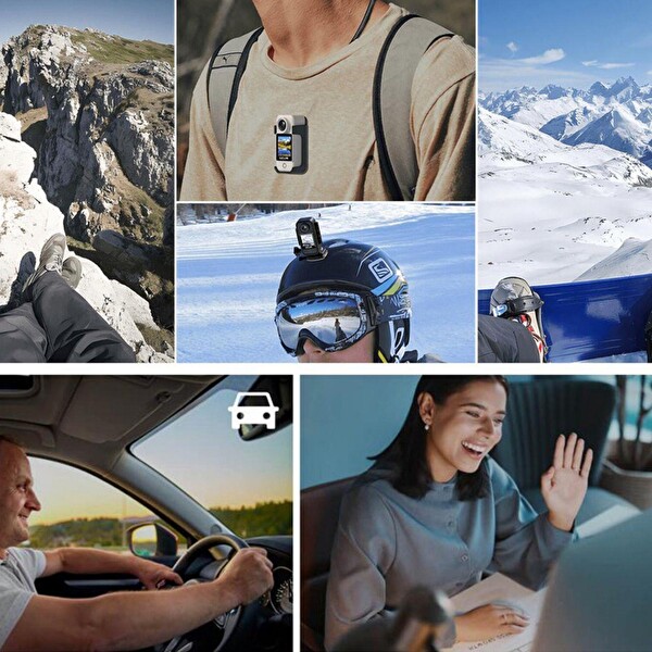 Sjcam C300 Pocket 4K Wi-Fi Siyah Mini Aksiyon Kamerası