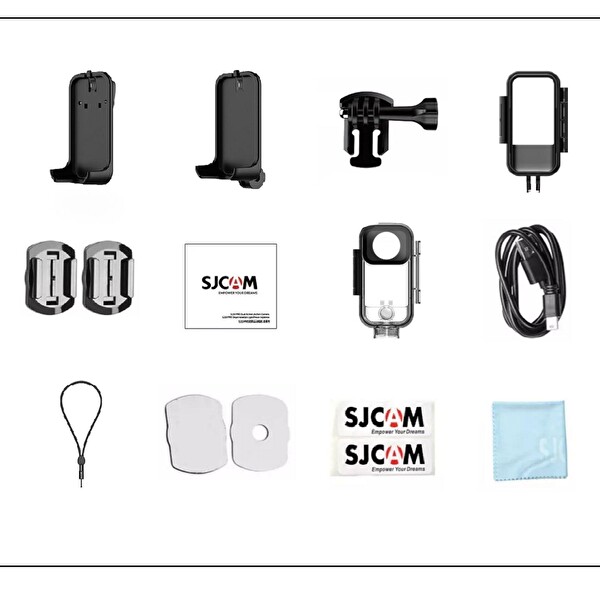 Sjcam C300 Pocket 4K Wi-Fi Siyah Mini Aksiyon Kamerası