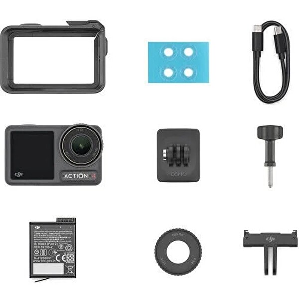 DJI Osmo Action 4 Standart Combo Aksiyon Kamera