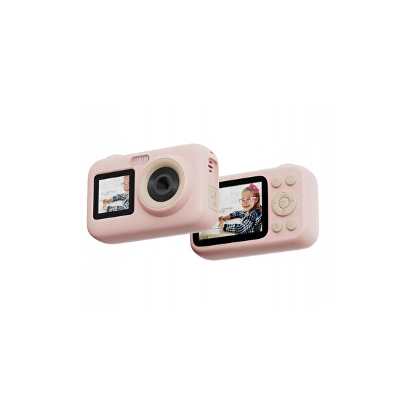 Sjcam FunCam Plus Dual Screen 44 MP Pembe Çocuk Kamerası