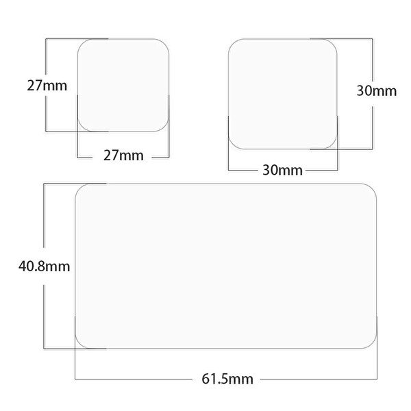 Telesin GoPro Hero12 Black/Hero11/Hero10 / Hero9 Uyumlu Ön Ekran+Arka Ekran+Lens Temperli Kırılmaz Cam Filmi