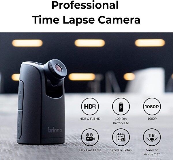 Brinno Time Lapse Camera TLC300 - Dış Mekan İnşaatı