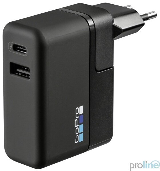 GoPro SuperCharger Çift Çıkışlı Hızlı Şarj Aleti