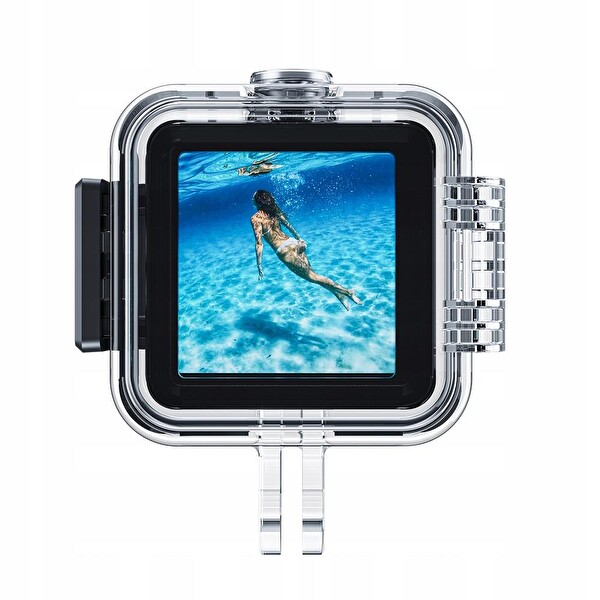 Telesin DJI Action 2 Su Geçirmez Housing Muhafaza Kamera Kutusu Koruma Kılıfı