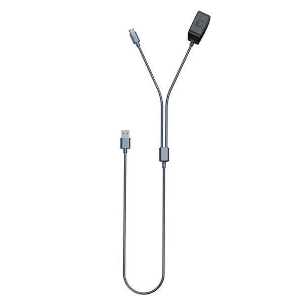 Telesin DJI Action 2 Manyetik Şarj İstasyonu 2 in 1 USB to Type-C 65 CM Şarj Kablosu