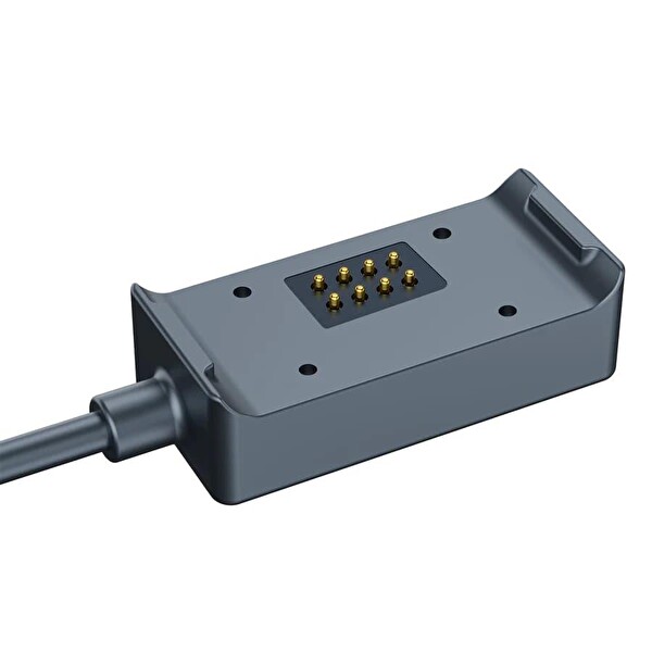 Telesin DJI Action 2 Manyetik Şarj İstasyonu 2 in 1 USB to Type-C 65 CM Şarj Kablosu