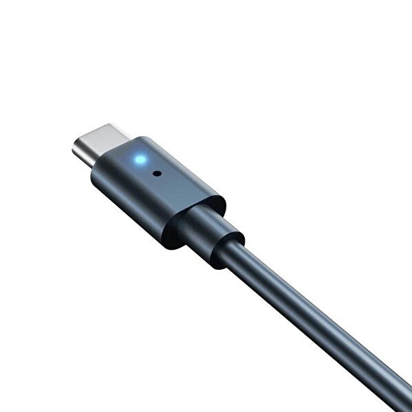 Telesin DJI Action 2 Manyetik Şarj İstasyonu 2 in 1 USB to Type-C 65 CM Şarj Kablosu