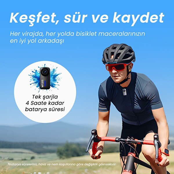 Sjcam C110+ Plus Siyah Mini Aksiyon Kamerası