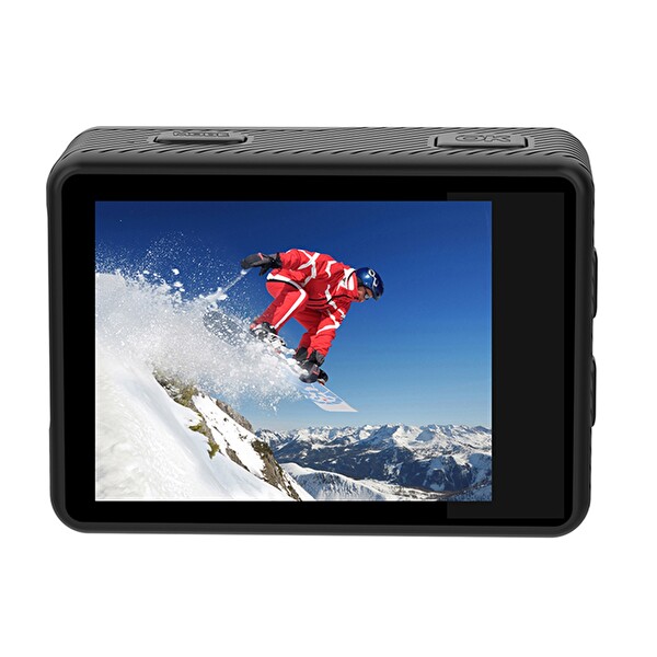 Mioji Action 12X 4K 60FPS 20 MP Çift Ekran WiFi 170 Derece Aksiyon Kamerası