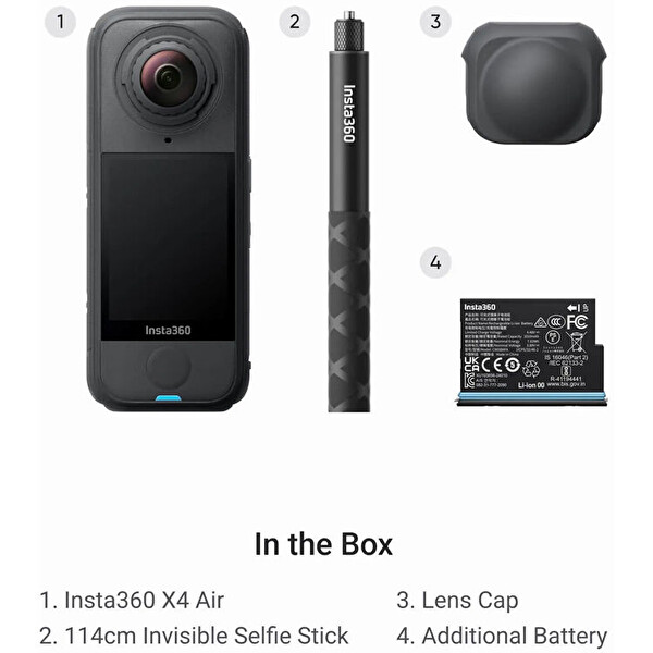 Insta360 X4 Air 360° Action Camera Starter Bundle