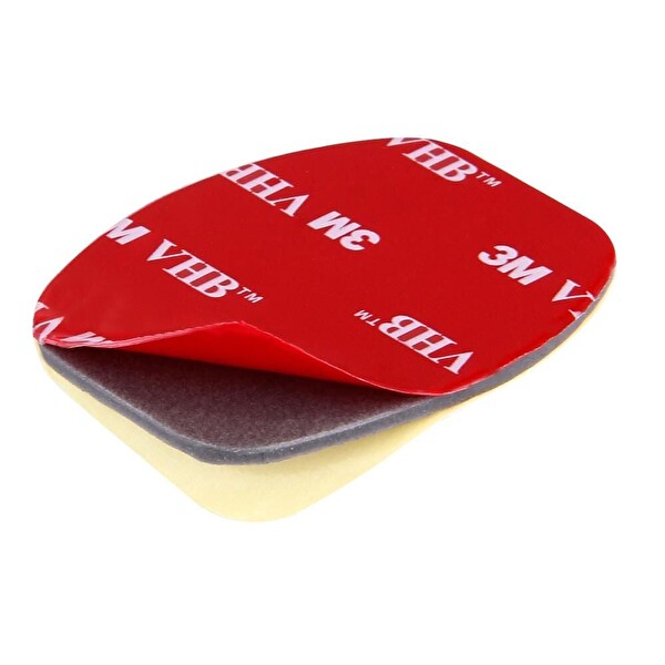 Fimtech Tüm Aksiyon Kameralara Uyumlu 2 Adet Düz 2 Adet Oval Zemin Aparatı - 3 M Yapışkan Bant