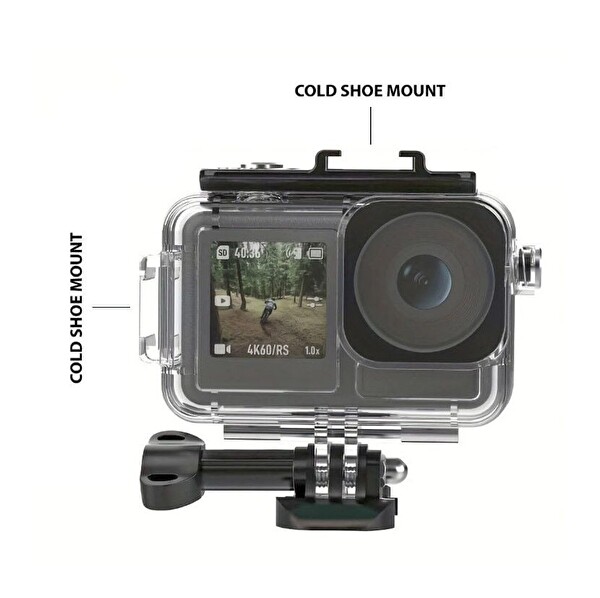 Fimtech Dji Osmo Action 3/4/5 Uyumlu Su Geçirmez Kılıf Housing
