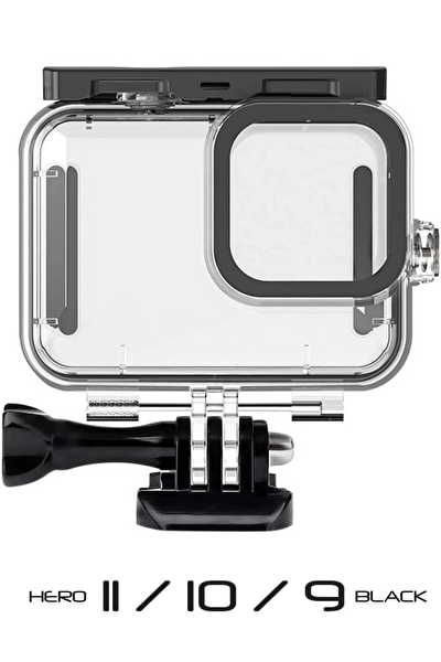 Fimtech Gopro Hero 9 - 10 - 11 Black Uyumlu 40m Su Geçirmez Kap Housing