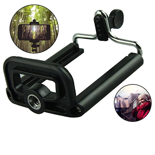 Fimtech Tripod Monopod Selfie Çubuğu İçin Telefon Tutucu