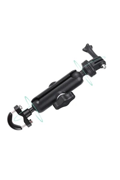 Fimtech Motosiklet Bisiklet Gidona Monte Ayarlanabilir Kamera Tutucu Aparat